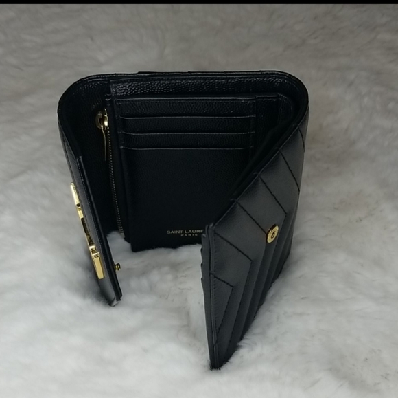 SOLD - YSL TRIFOLD WALLET - Picture 5 of 6